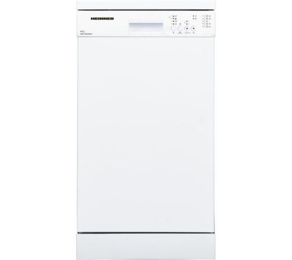Mašina za pranje sudova HEINNER HDW-FS4552WE++ 10kompleta/5prog/45cm/bela_0