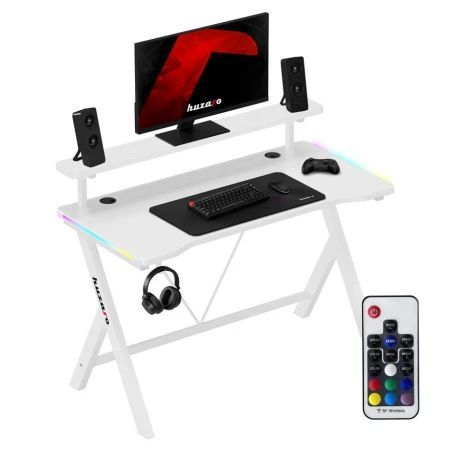 Huzaro - Hero 1.9 Beli RGB Gaming sto 120x60cm_0