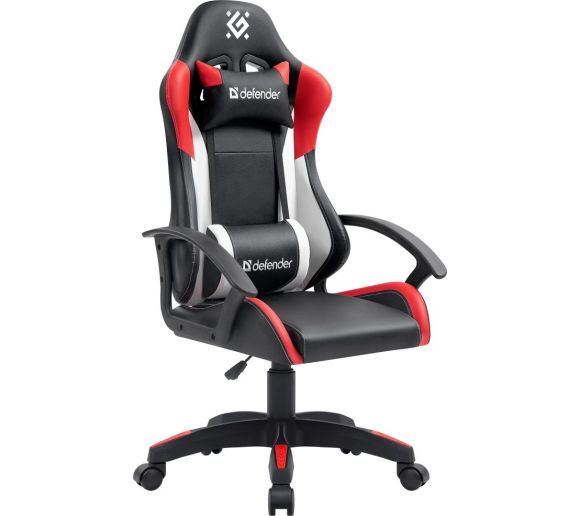 Defender - Dečija gaming stolica Defender Crater crno crvena_3