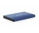 Gembird - HDD/SSD External Enclosure, 2.5``, SATAIII, USB3.0, Brushed aluminium, Deep blue_small_0