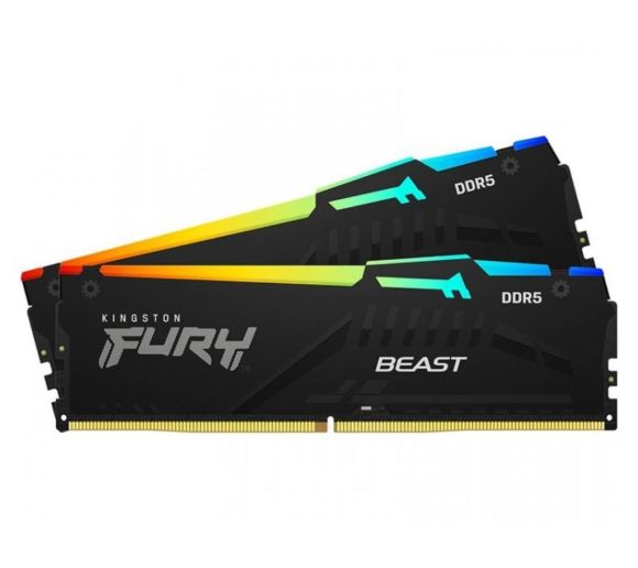Kingston - Memorija KINGSTON 32GB(2x16GB)/DIMM/DDR5/5600MHz/CL36/FURY Beast RGB EXPO_0