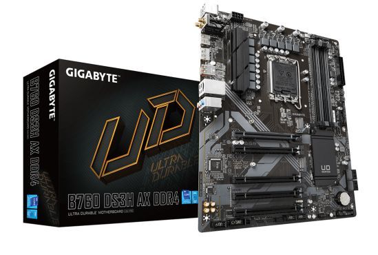 Gigabyte - LGA1700,  Intel B760 Chipset, 4x DDR4, 2x PCIe 4.0 x4 M.2 Connectors_0