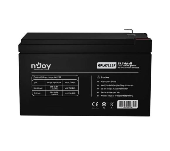 NJOY - GPL07122F baterija za UPS 12V 7Ah (BTVACGUOBTF2FCW01B) _0