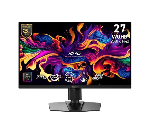 MSI - 27 inča MPG 271QR QD-OLED X50 2560x1440 OLED 500Hz G-Sync gaming monitor _3