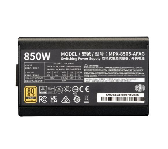 Cooler Master - Elite Gold 850W napajanje (MPX-8505-AFAG-BEU) 5Y _3