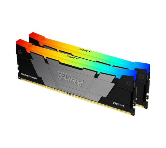 Kingston - DIMM DDR4 64GB (2x32GB kit) 3200MT/s KF432C16RB2AK2/64 FURY Renegade Black RGB XMP _1