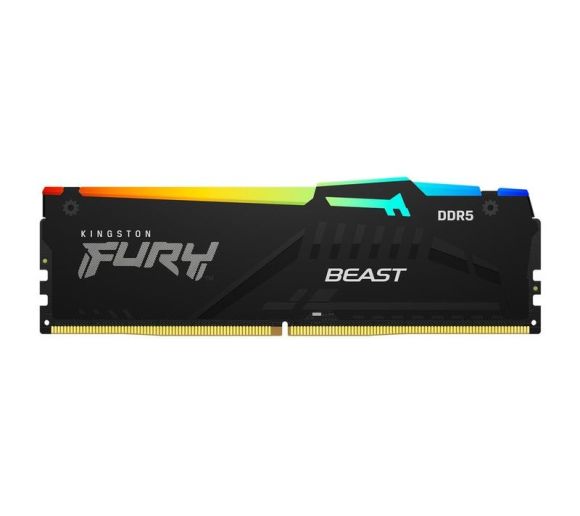 Kingston - DIMM DDR5 16GB 6400MT/s KF564C32BBEA-16 FURY Beast Black RGB EXPO _2