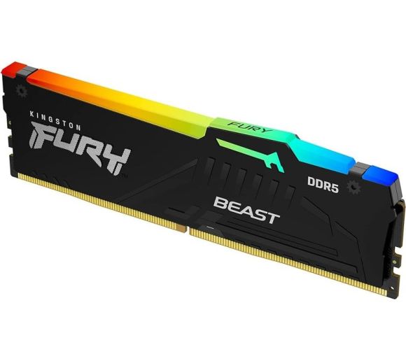 Kingston - DIMM DDR5 16GB 6800MT/s KF568C34BBEA-16 FURY Beast Black RGB EXPO _1
