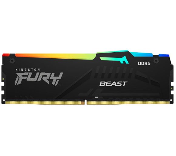 Kingston - DIMM DDR5 32GB 6400MT/s KF564C32BBEA-32 FURY Beast Black RGB EXPO _0