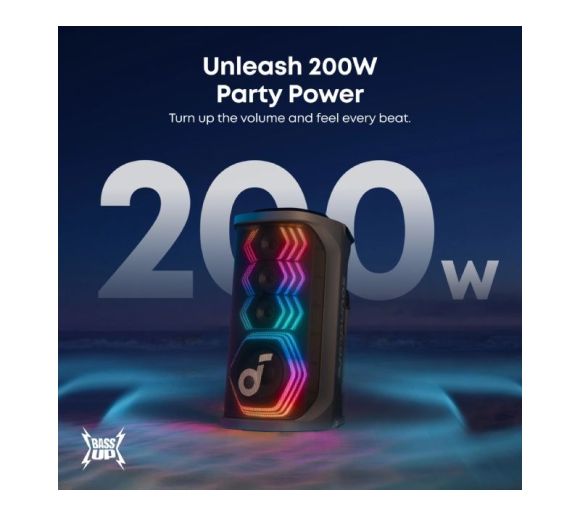 Soundcore Rave 3S 200W prenosivi bluetooth IPX4 zvučnik crni _4