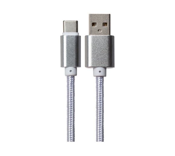 FAST ASIA - Kabl USB 2.0 Tip-A  na Tip-C 1m (srebrni) _0