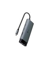TP-Link - Hub TP-LINK UH6120C USB Type-C 6-Port Hub/1×USB-C/1× HDMI 4K 60Hz Port/1  USB-C PD 100W Port/1× RJ4
