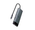 TP-Link - Hub TP-LINK UH6120C USB Type-C 6-Port Hub/1×USB-C/1× HDMI 4K 60Hz Port/1  USB-C PD 100W Port/1× RJ4_small_0