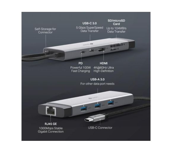 TP-Link - Hub TP-LINK UH9120C USB Type-C 9-Port Hub	_3