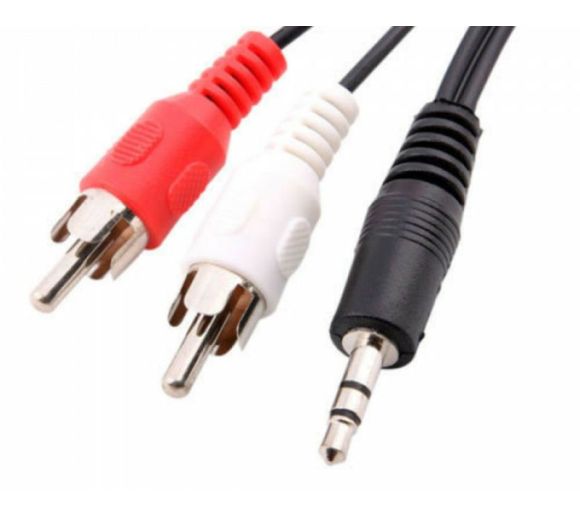 FAST ASIA - Audio kabl (3,5mm stereo jack na 2 RCA jack) 10m _0