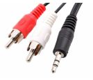 FAST ASIA - Audio kabl (3,5mm stereo jack na 2 RCA jack) 10m _small_0