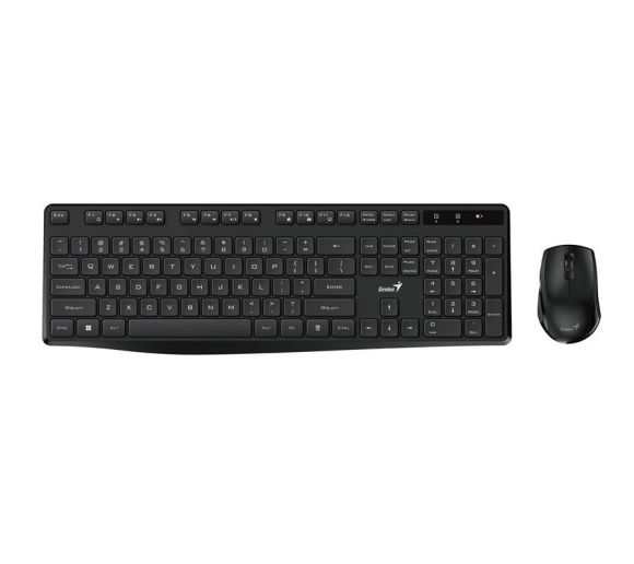 Genius - Genius KM-8206S,BLK,AI,SER,2.4GHZ_0