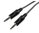 FAST ASIA - Audio AUX kabl (3,5mm stereo jack-3,5mm stereo jack) m/m 1,2m _small_0