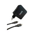 Zeus - Univerzalni Punjač Zeus ZUS-NB65-PDC 65W USB-C PD |_small_0