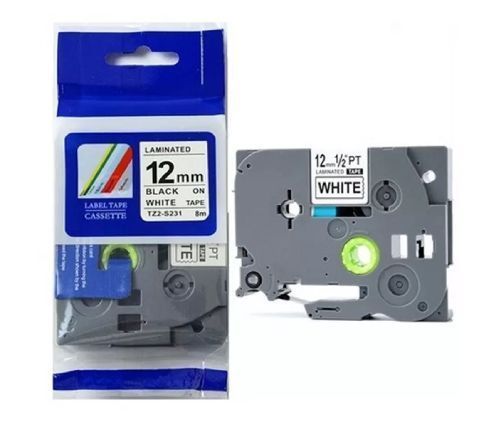 PUTY - Kompatibilna Brother TZe-231 Traka 12mm | Crno na Belo |_0