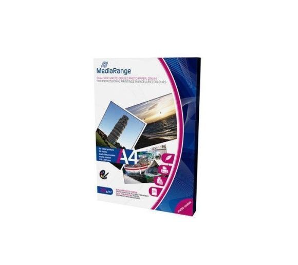 MediaRange -  foto papir A4 dualside matt 250 g/m²_0
