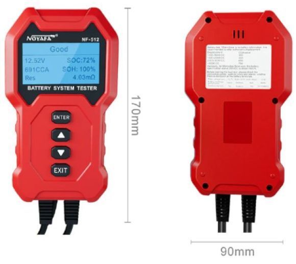 NOYAFA - Noyafa NF-512 Tester Akumulatora i Baterija | Digitalni Analizator |_1
