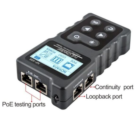 NOYAFA - Noyafa NF-488 PoE Tester | Provera Napona, Snage i Standarda |_2