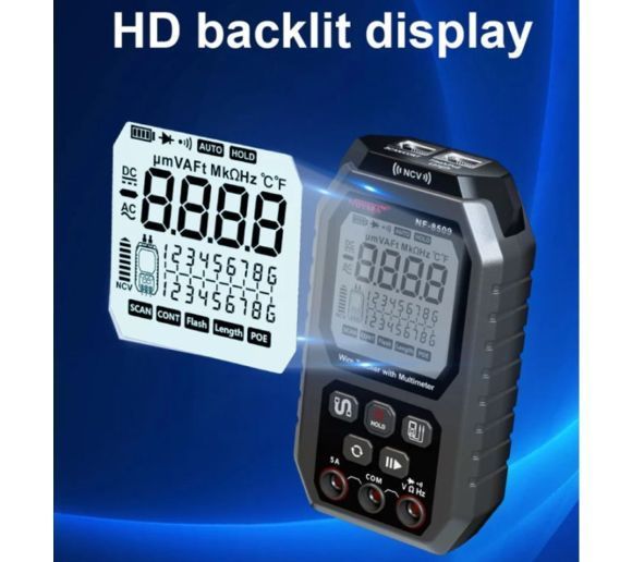NOYAFA - Noyafa NF-8509 LAN Tester & Digitalni Multimetar | PoE, TDR & NCV |_6