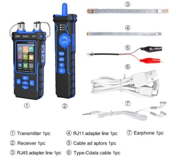 NOYAFA - Noyafa NF-8508 LAN & Optički Tester | PoE, TDR, OPM, VFL |_2