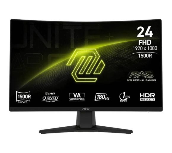 MSI - 23.6 inča MAG 242C FHD 1920x1080 180Hz AdaptiveSync zakrivljeni gaming monitor _2