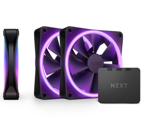 NZXT - F120 RGB Duo Triple Pack 120mm ventilator crni (RF-D12TF-B1) _3