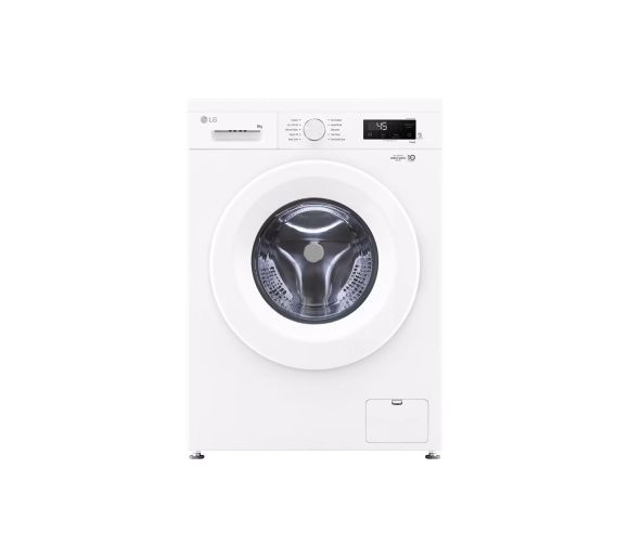 LG - Mašina za pranje veša, D, AI DD™, 8kg, 1400 rpm, Steam™, LG ThinQ™ sa WiFi, Smart Diagnosis™_0