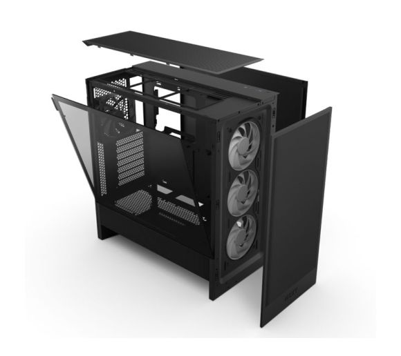 NZXT - H5 Flow RGB Gaming kućište crno (CC-H52FB-R1) _5