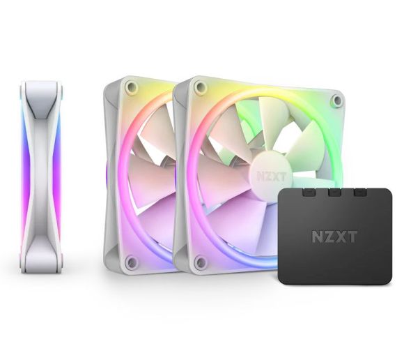 NZXT - F120 RGB Duo Triple Pack 120mm ventilator beli (RF-D12TF-W1) _3
