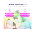 NZXT - F140RGB Core 140mm ventilator beli (RF-D14SF-W1) _small_5