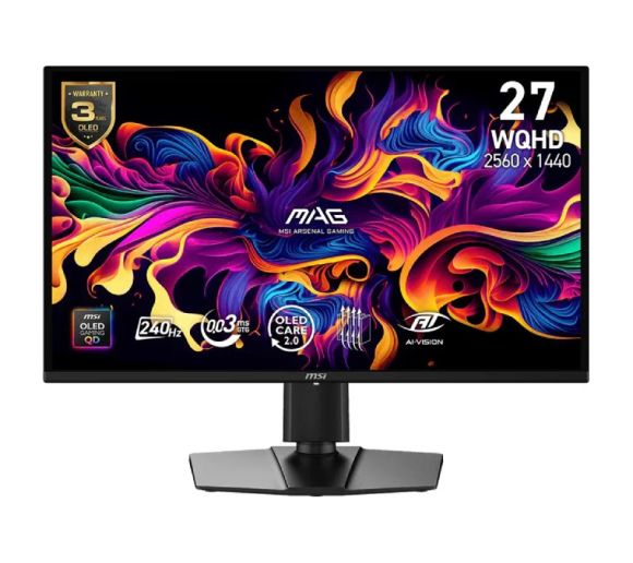 MSI - 27 inča MAG 274QP QD-OLED X24 2560x1440 240Hz AdaptiveSync Premium gaming monitor _2
