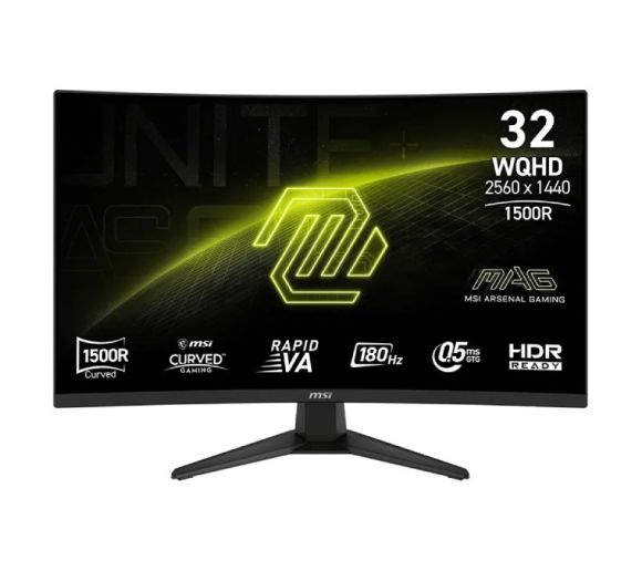 MSI - 32 inča MAG 321CQF E18 WQHD 2560x1440 180Hz FreeSync zakrivljeni gaming monitor _3