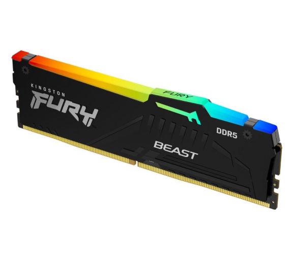 Kingston - DIMM DDR5 32GB 5600MT/s KF556C40BB2A-32 FURY Beast RGB Black _0