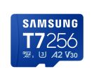 Samsung - MicroSD 256GB, T7, SDXC, UHS-I U3 V30 A2, Read up to 170MB/s, Write up to 130MB/s,  for 4K and FullHD video recording_small_0