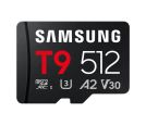 Samsung - MicroSD 512GB, T9, SDXC, UHS-I U3 V30 A2, Read up to 200MB/s, Write up to 130MB/s,  for 4K and FullHD video recording_small_0