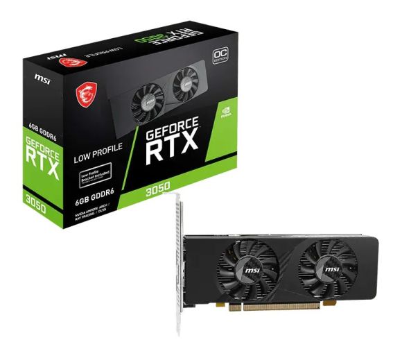 MSI - GeForce RTX 3050 LP E 6G OC grafička karta_3