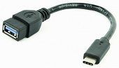 Gembird - OTG Adapter USB-C to USB3.0(A), M/F, Cable, Black_0