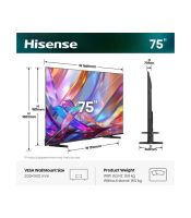 HISENSE - 75 inča 75E7S Hi-QLED 4K UHD Smart TV 