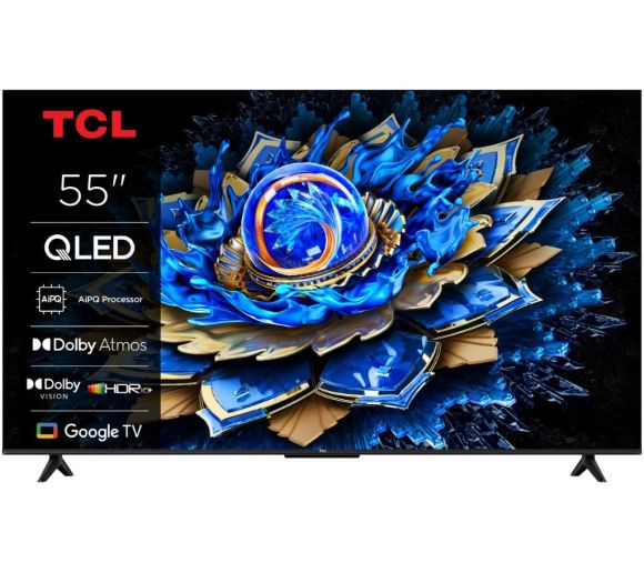 TCL - Televizor TCL 55T69C/QLED/55"/4K UHD/60Hz/Google TV/crna_1