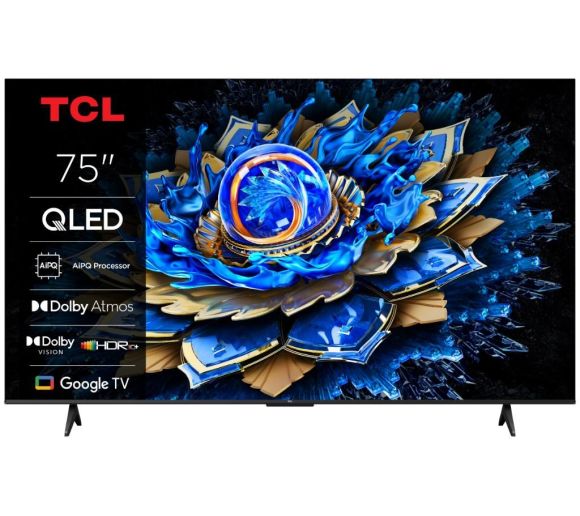 TCL - Televizor TCL 75T69C/QLED/75"/4K UHD/60Hz/Google TV/crna_1