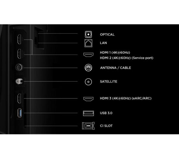 TCL - Televizor TCL 55P6L/LED/55"/4K UHD/60Hz/Google TV/crna_1