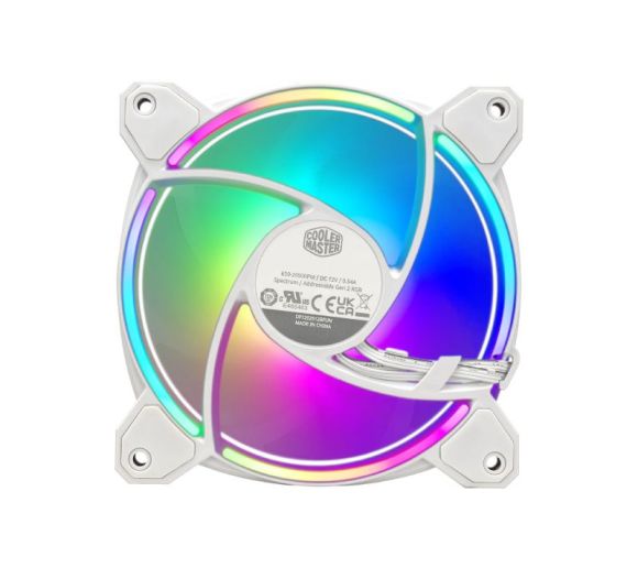 Cooler Master - Master Fan MF120 HALO2 3in1 White edition 120mm ventilator beli (MFL-B2DW-213P2-R2) _1