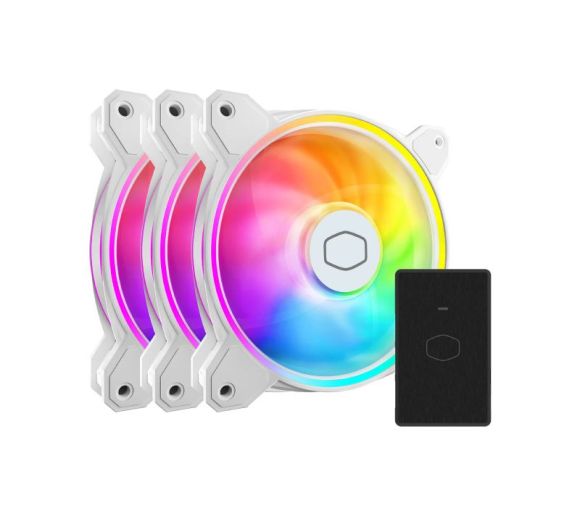 Cooler Master - Master Fan MF120 HALO2 3in1 White edition 120mm ventilator beli (MFL-B2DW-213P2-R2) _2