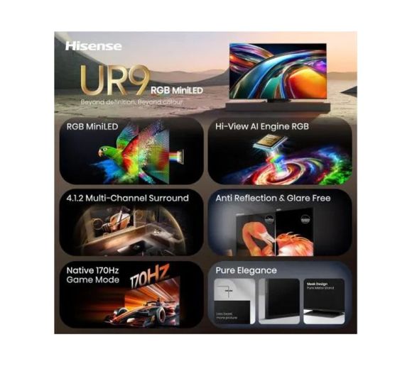 HISENSE - 65 inča 65UR9S ULED RGB Mini-LED 4K UHD Smart TV _0