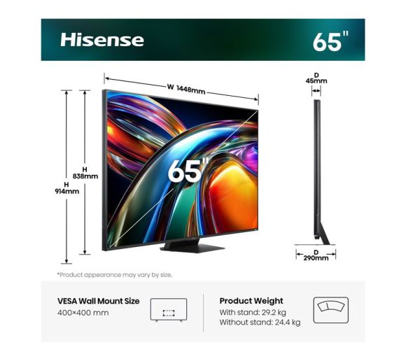 HISENSE - 65 inča 65UR9S ULED RGB Mini-LED 4K UHD Smart TV _7